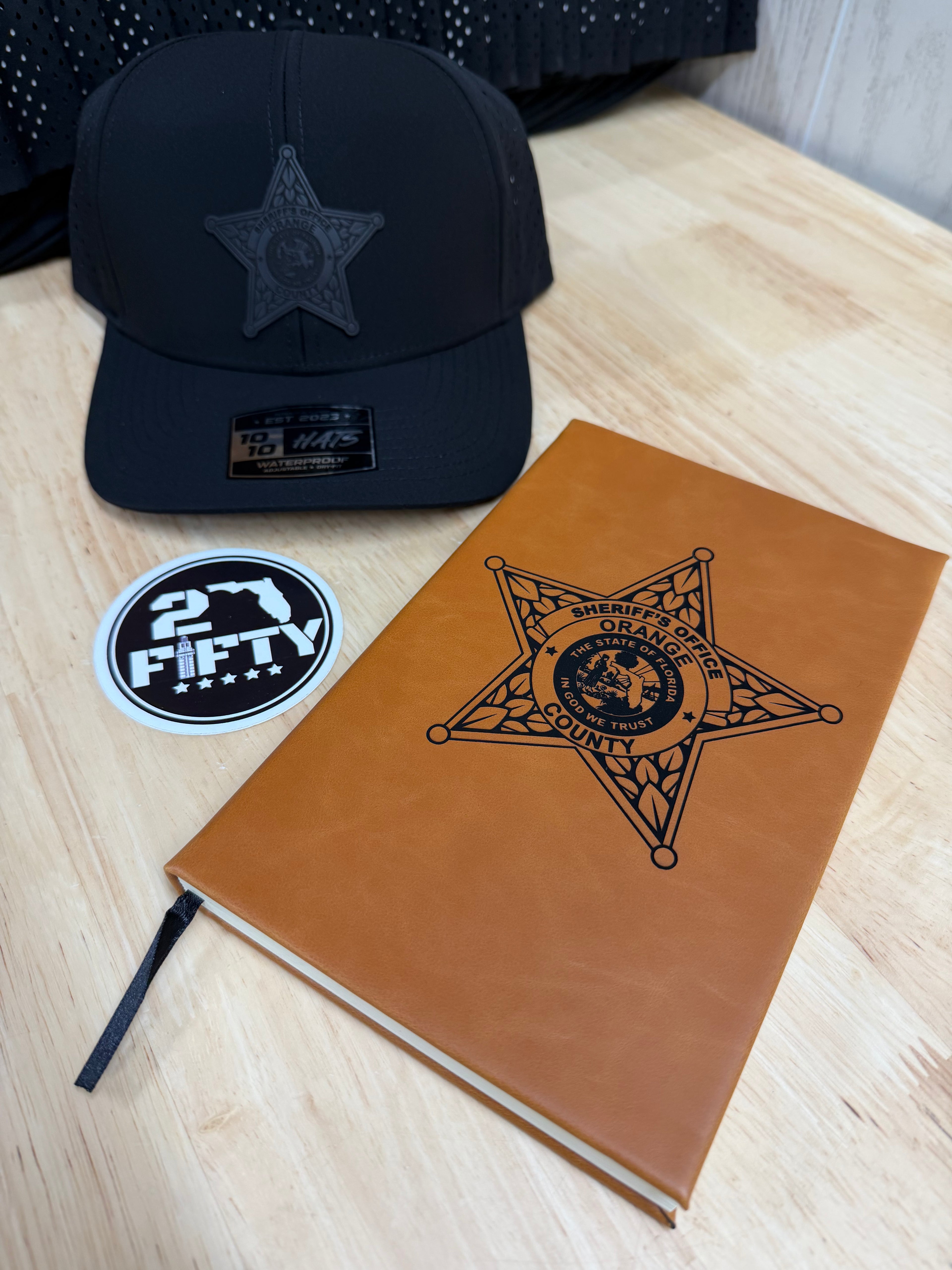 Orange (10/10 hat and A5 Journal 2 items ) 🚨Not for official use🚨
