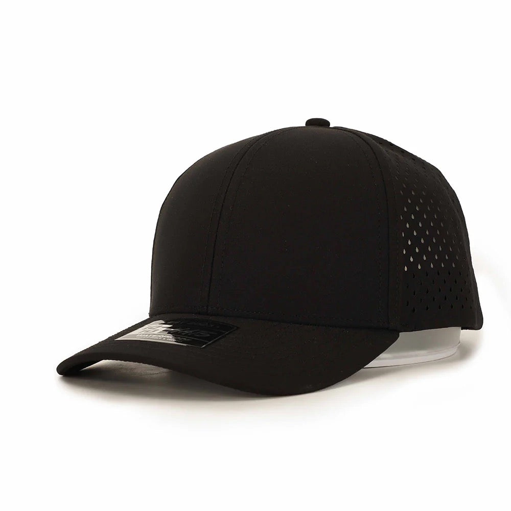 Custom 10/10 Hat (Black)    🚨UPLOAD LOGO🚨